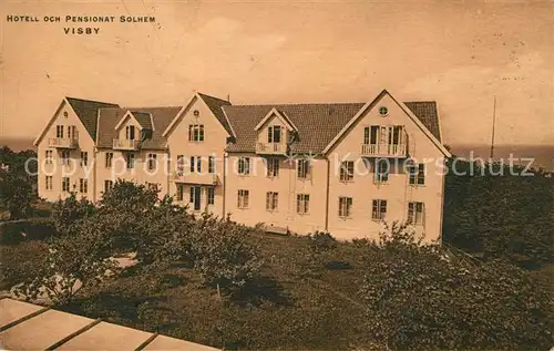 AK / Ansichtskarte Visby Hotell och Pensionat Solhem Visby