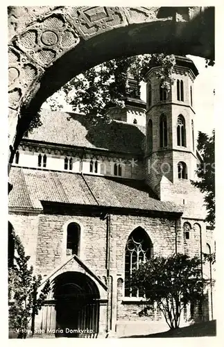 AK / Ansichtskarte Visby Santa Maria Domkyrka Kirche Visby