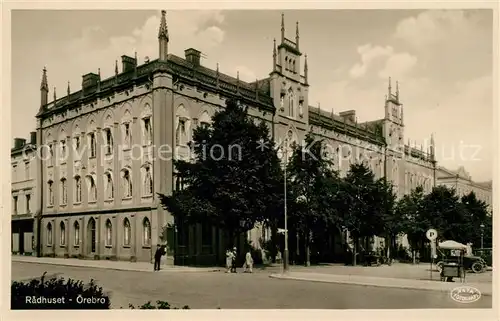 AK / Ansichtskarte oerebro Radhuset Rathaus oerebro