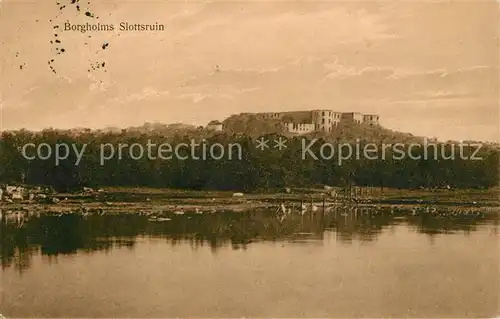 AK / Ansichtskarte Borgholm Slottsruin Burgruine Borgholm