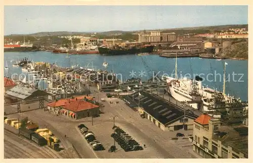 AK / Ansichtskarte Goeteborg Hamnen Utsikt fran Sjoemanstornet Goeteborg