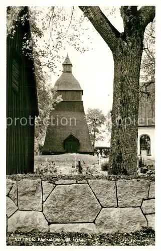 AK / Ansichtskarte Vittinge Klockstapeln vid kyrkan Glockenturm Kirche 