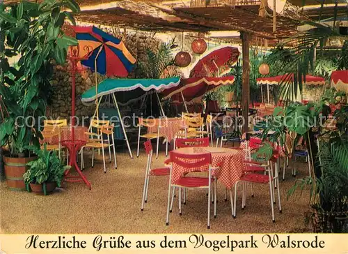 AK / Ansichtskarte Walsrode_Lueneburger_Heide Vogelpark Tropencafe Walsrode_Lueneburger_Heide