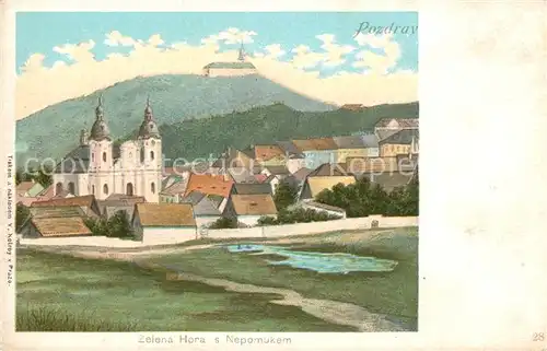 AK / Ansichtskarte Zelena_Hora Nepomukem Zelena_Hora