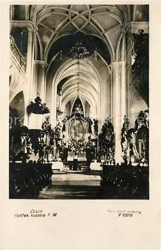AK / Ansichtskarte Zeliv Kirche innen Zeliv