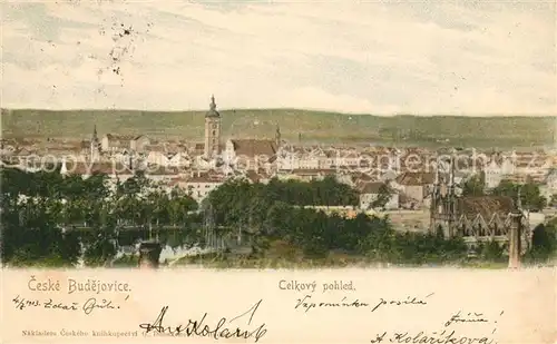 AK / Ansichtskarte Ceske_Budejovice Panorama Ceske Budejovice