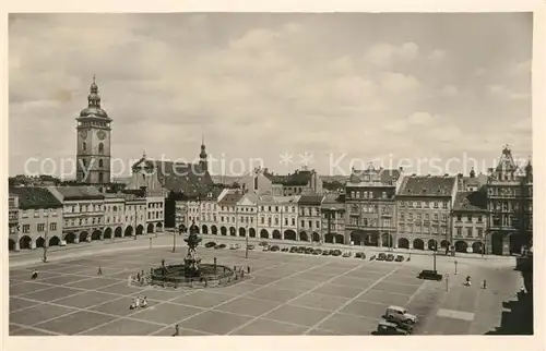 AK / Ansichtskarte Budejovice Marktplatz Budejovice