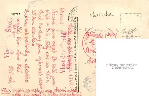 AK / Ansichtskarte Raudnitz_Tschechien Vetla Raudnitz Tschechien