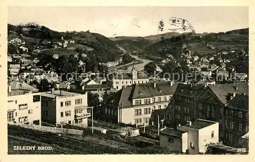 AK / Ansichtskarte Zelezny_Brod Stadtansicht Zelezny_Brod