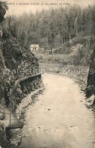 AK / Ansichtskarte Zelezneho_Brodu Panorama Zelezneho_Brodu