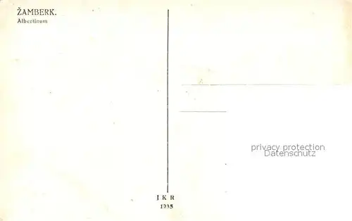 AK / Ansichtskarte Zamberk Albertinum Panorama Zamberk