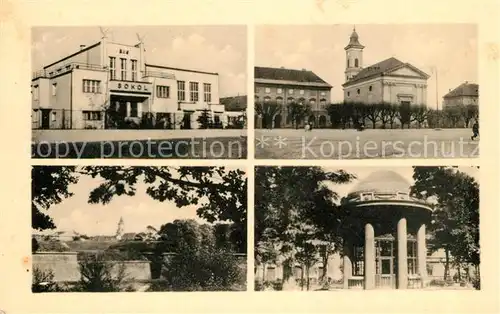 AK / Ansichtskarte Terezin Kirche Sokol Terezin