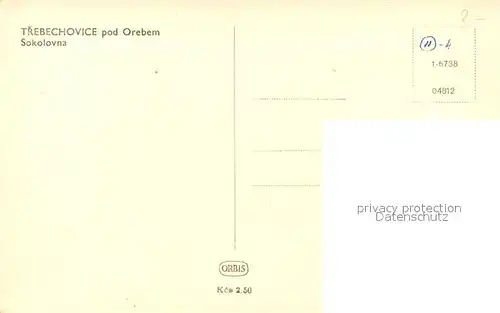 AK / Ansichtskarte Trebechovice Sakolovna Trebechovice