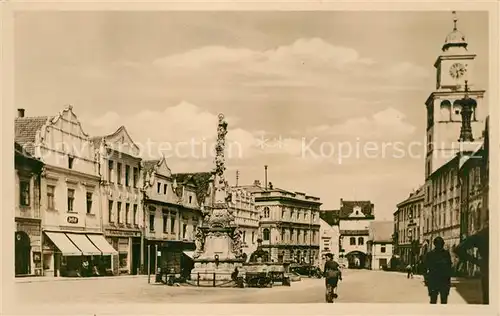 AK / Ansichtskarte Trebon Masarykovo namesti Trebon