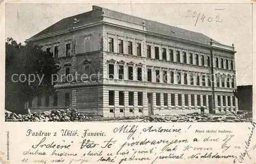 AK / Ansichtskarte Uhlirske_Janovice Nova skolni budova Uhlirske Janovice