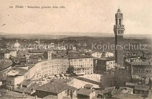 AK / Ansichtskarte Siena Panorama generale della citta Siena