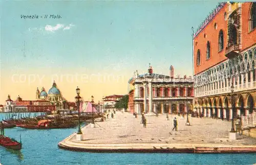 AK / Ansichtskarte Venezia_Venedig Il Molo Venezia Venedig