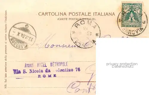 AK / Ansichtskarte Roma_Rom Cecilia Metella Roma_Rom