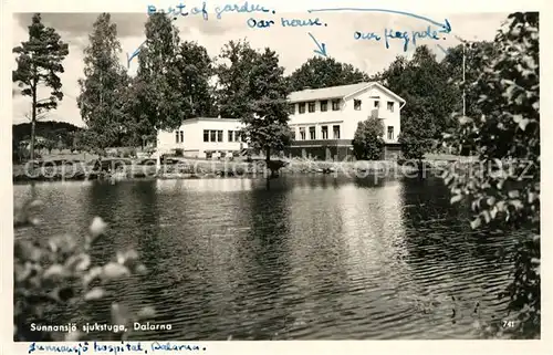 AK / Ansichtskarte Sunnansjoe Sjukstuga 