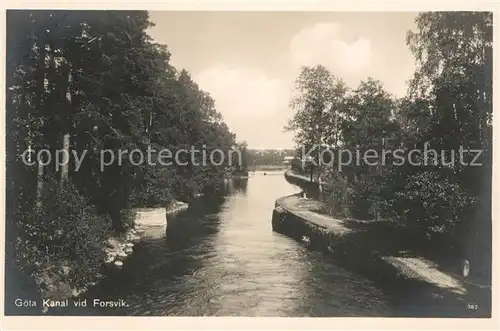 AK / Ansichtskarte Forsvik Goeta Kanal Forsvik