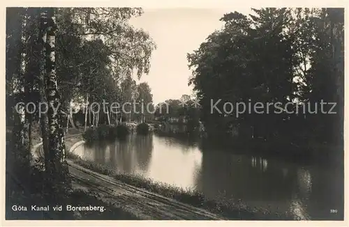 AK / Ansichtskarte Borensberg Goeta Kanal Borensberg