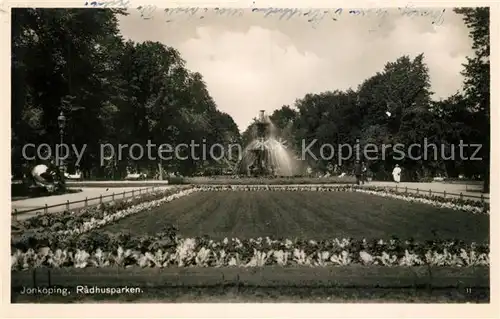 AK / Ansichtskarte Joenkoeping Radhusparken Joenkoeping