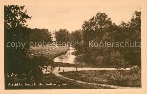 AK / Ansichtskarte Drottningholm Utsikt fran Floras kulle Drottningholm