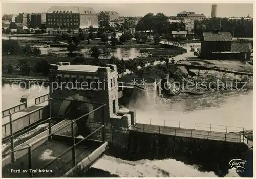 AK / Ansichtskarte Trollhaettan Wasserfaelle Trollhaettan