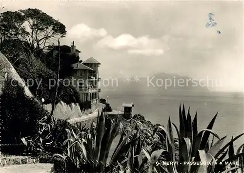 AK / Ansichtskarte Nervi Passeggiata a mare Nervi