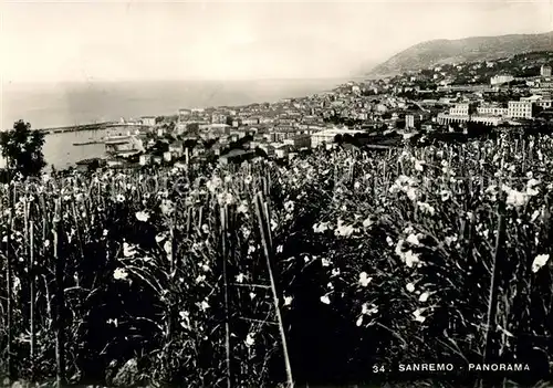 AK / Ansichtskarte Sanremo Panorama Sanremo