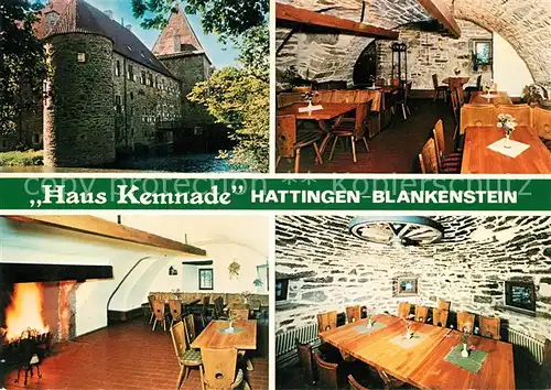 AK / Ansichtskarte Blankenstein_Ruhr Haus Kemnade  Blankenstein_Ruhr