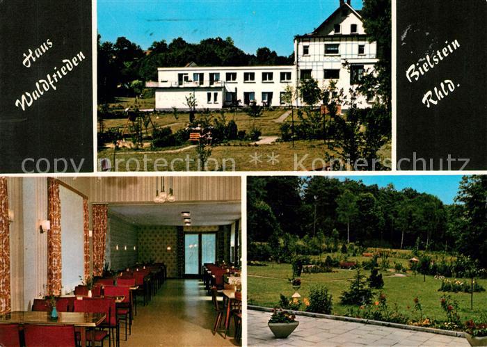 Ak Ansichtskarte Bielstein Haus Waldfrieden Bielstein Nr