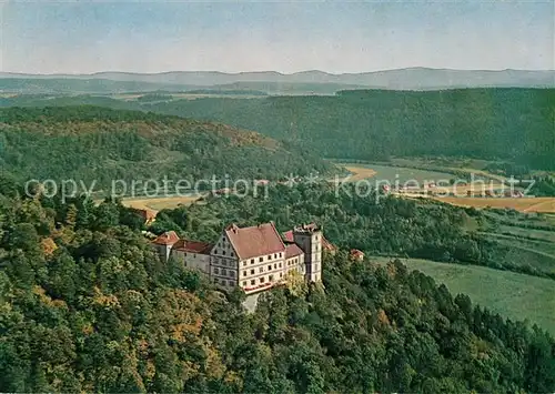 AK / Ansichtskarte Ergenzingen Fliegeraufnahme Schloss Weitenburg Ergenzingen