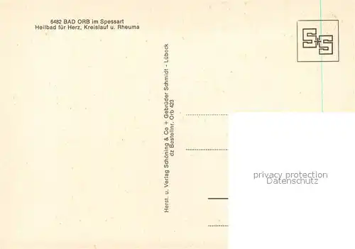 AK / Ansichtskarte Bad_Orb  Bad_Orb