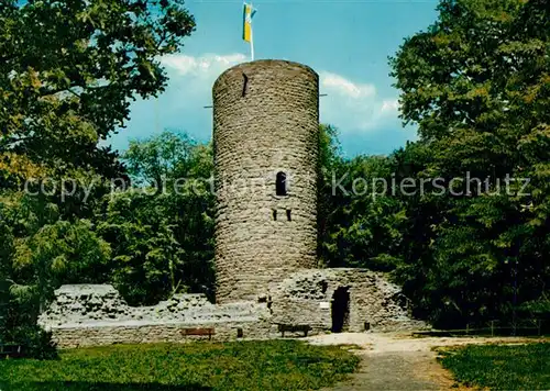 AK / Ansichtskarte Bad_Soden Salmuenster Burgruine Stolzenberg Bad_Soden Salmuenster