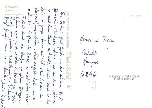 AK / Ansichtskarte Schwerin_Mecklenburg Schloss Schwerin_Mecklenburg