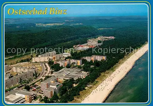 AK / Ansichtskarte Binz_Ruegen Fliegeraufnahme Binz_Ruegen
