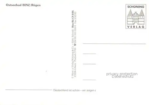 AK / Ansichtskarte Binz_Ruegen Fliegeraufnahme Binz_Ruegen