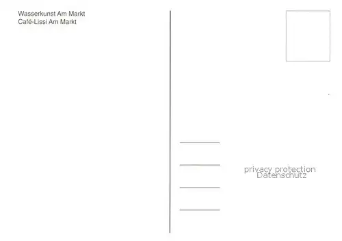 AK / Ansichtskarte Wismar_Mecklenburg Cafe Lissi Markt Wismar_Mecklenburg