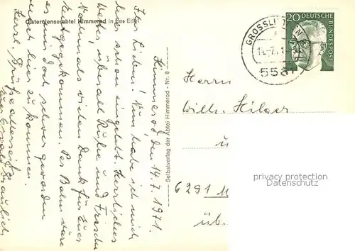 AK / Ansichtskarte Trier Cistercienserabtei Himmerod Trier