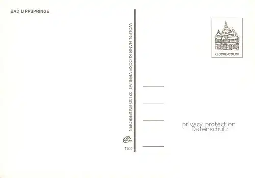 AK / Ansichtskarte Bad_Lippspringe Prinzen Palais Arminius Quelle Schaefer Denkmal Bad_Lippspringe