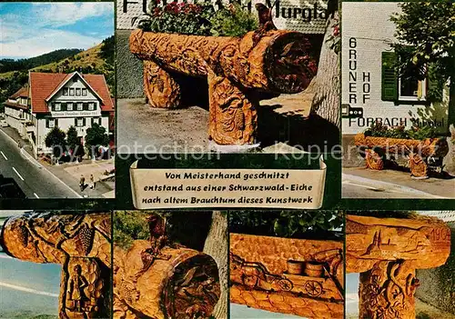 AK / Ansichtskarte Forbach_Baden Gasthaus Zum gruenen Hof  Forbach_Baden