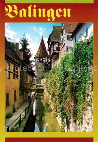 AK / Ansichtskarte Balingen Klein Venedig alte Gerbeviertel Balingen