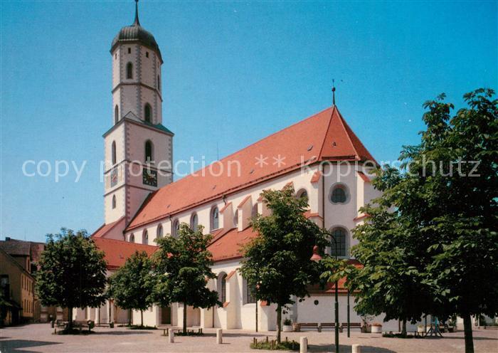 Ak Ansichtskarte Biberach Riss Stadtpfarrkirche St Martin Biberach Riss Nr Kn517 Oldthing Ansichtskarten Baden Wurttemberg