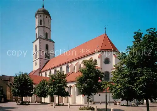 AK / Ansichtskarte Biberach_Riss Stadtpfarrkirche St. Martin  Biberach Riss