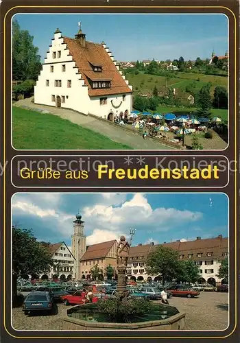 AK / Ansichtskarte Freudenstadt Marktplatz Freudenstadt