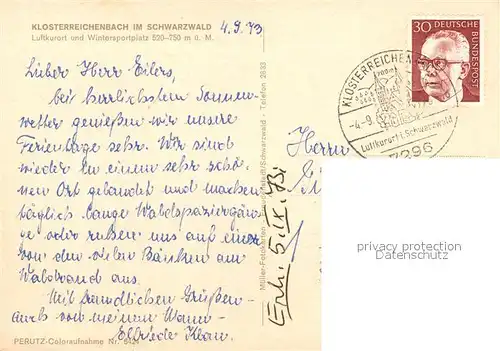AK / Ansichtskarte Klosterreichenbach  Klosterreichenbach