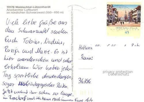 AK / Ansichtskarte Luetzenhardt Sonnenhof Fliegeraufnahme Luetzenhardt