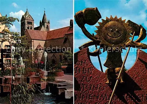 AK / Ansichtskarte Breisach_Rhein Hotel am Muenster St Stephansmuenster Bad Sonnenmaennchen Breisach Rhein