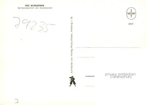 AK / Ansichtskarte Achkarren Panorama Achkarren